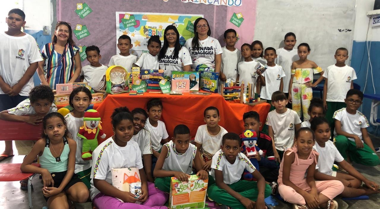 Alunos da Escola Rural Projeto Brasília